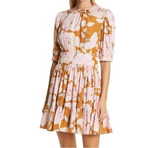 byTiMo floral print mini dress.
